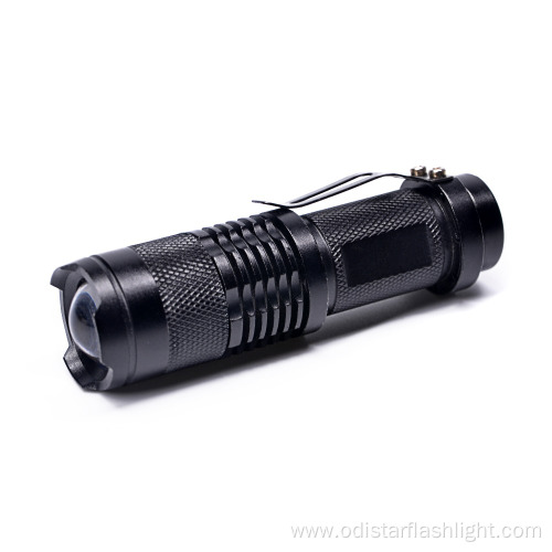 3 Modes adjustable Zoomable Tactical LED mini Flashlight